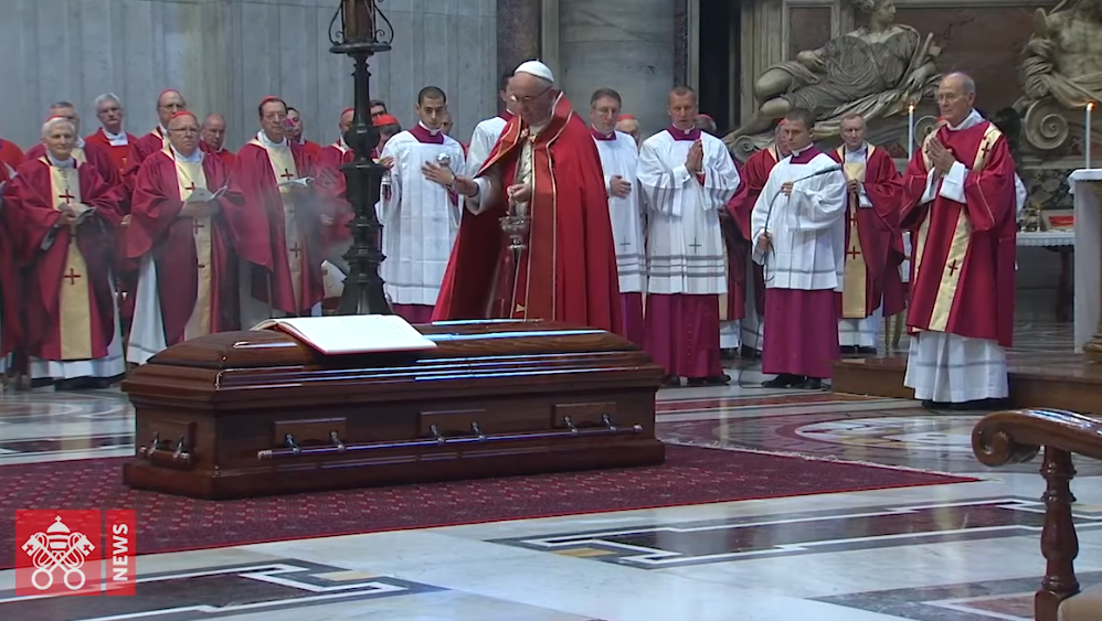 Funeral del Cardenal Tauran. Captura Vatican News