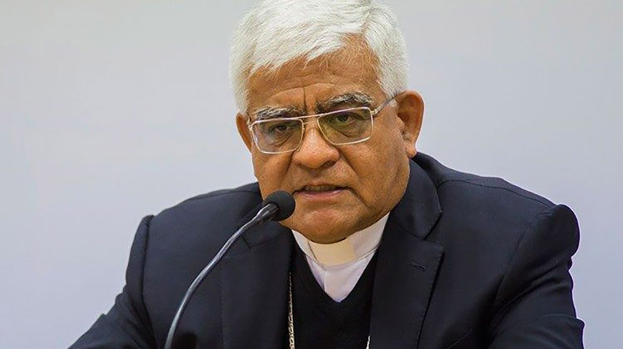 Mons. Miguel Cabrejos, Presidente de la Conferencia Episcopal Peruana © Vatican Media