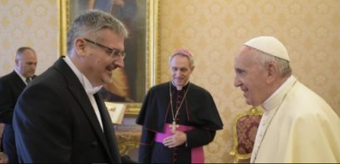 Embajador de la República Checa © Vatican Media