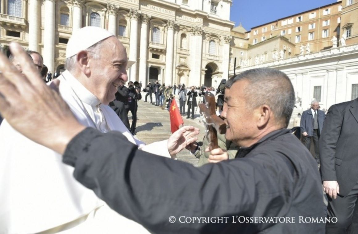 El Papa Se Encuentra Con Los Peregrinos Chinos © L'Osservatore Romano