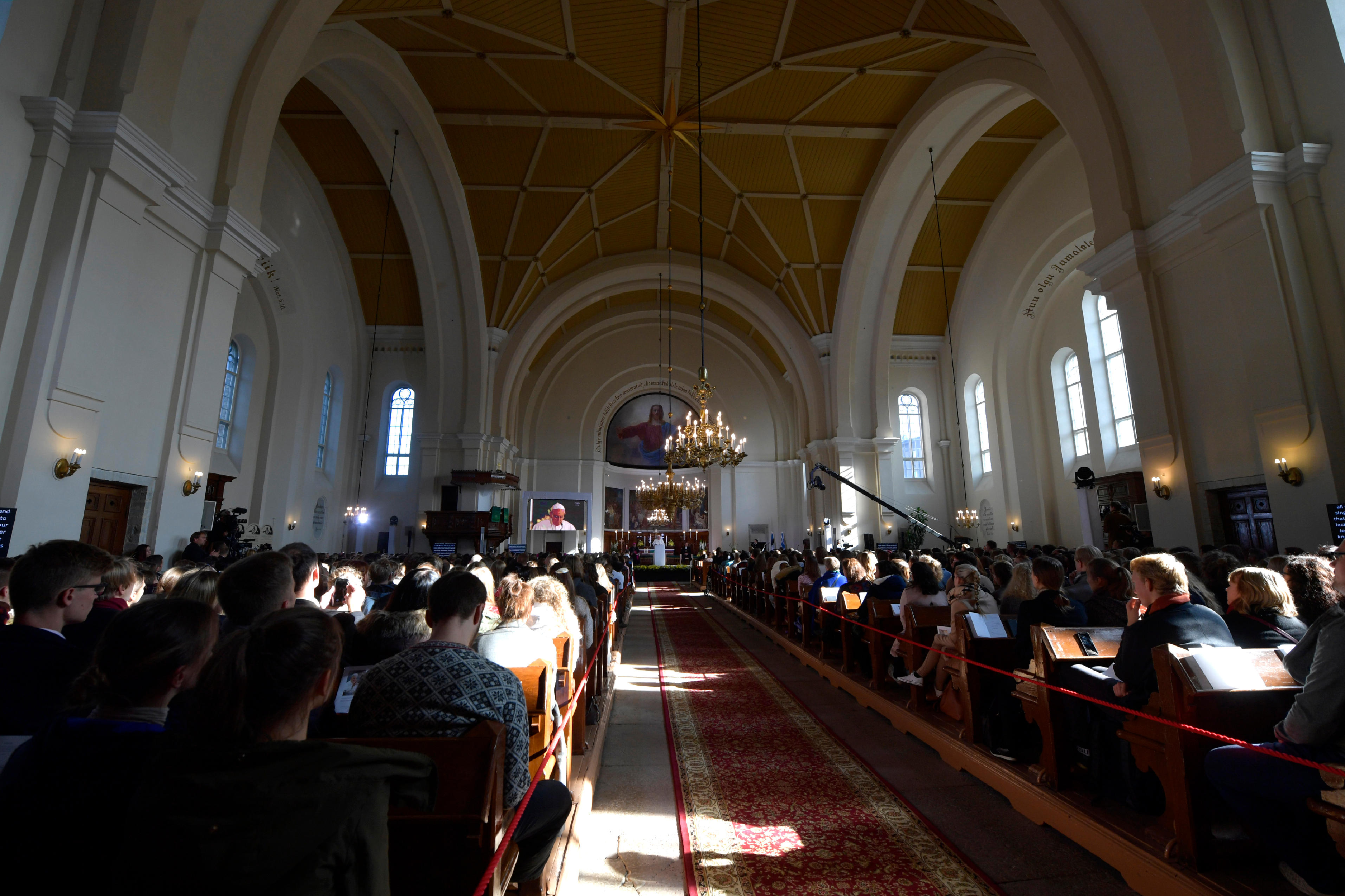 Encuentro Ecuménico Con Jóvenes Tallin (Estonia) 25 De Septiembre De 2018 © Vatican News