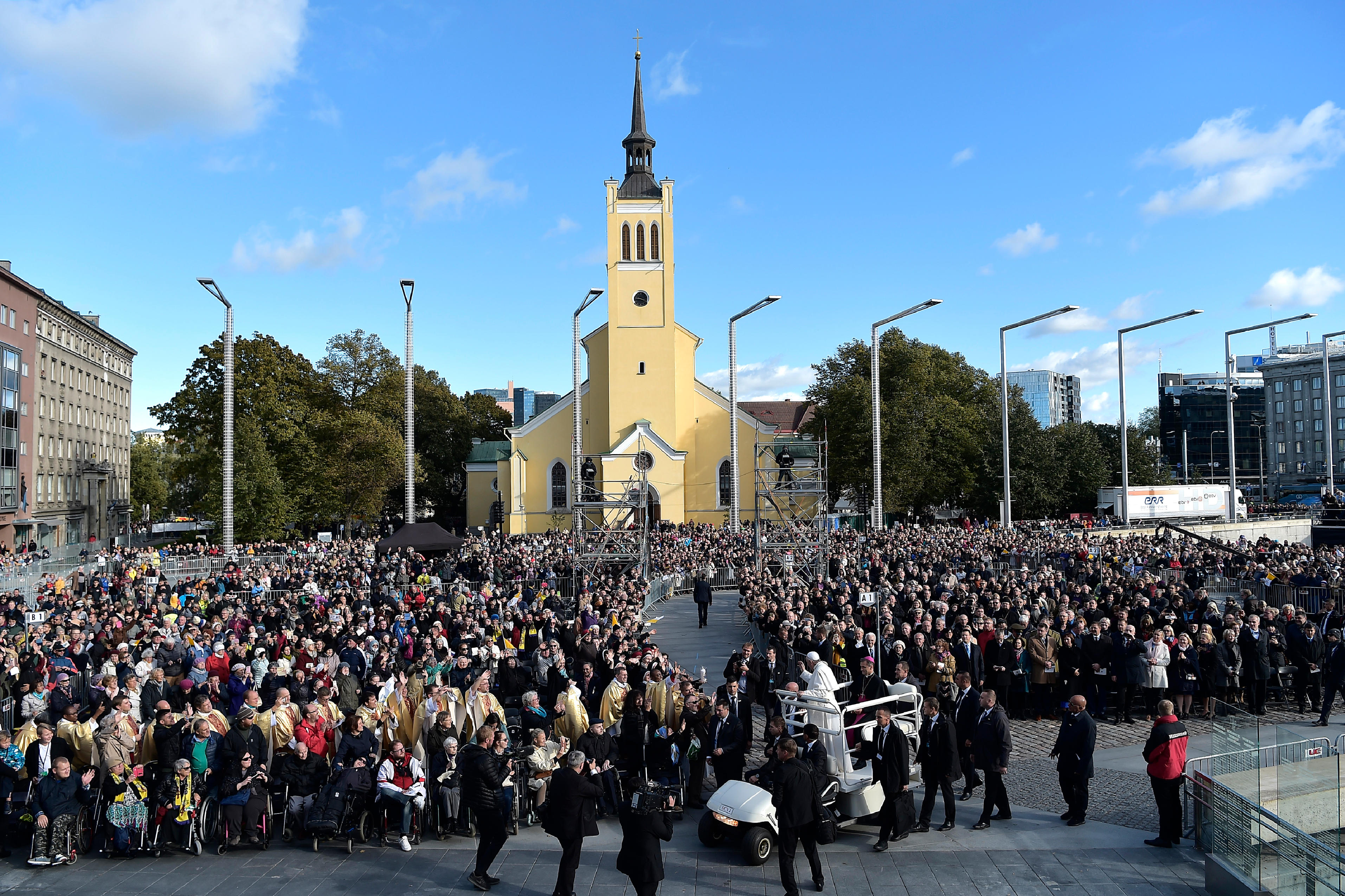 Plaza De La Libertad, Tallin, Estonia © Vatican Media