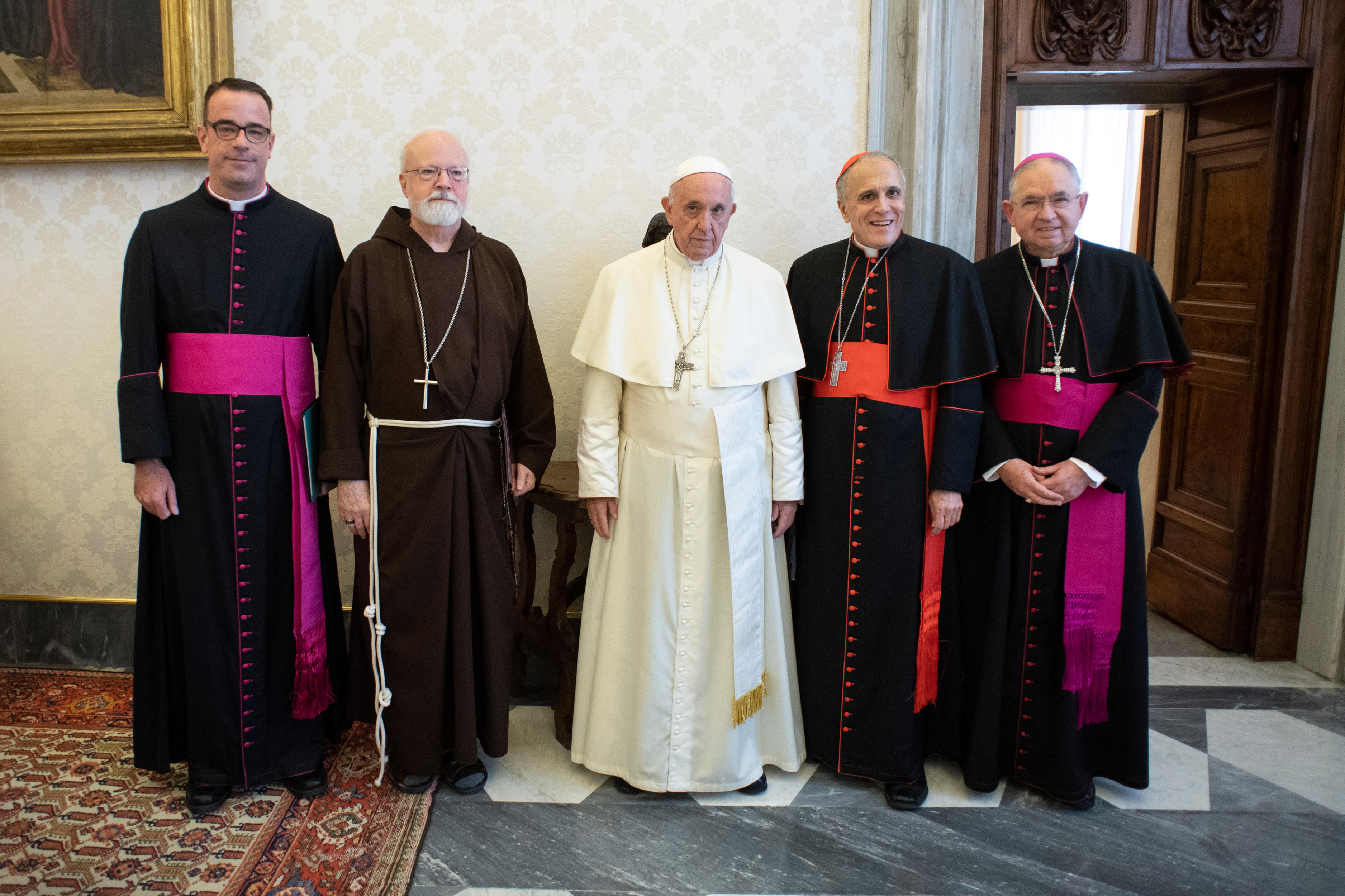 Audiencia del Papa con algunos obispos de la Conferencia Episcopal de EEUU © Vatican Media