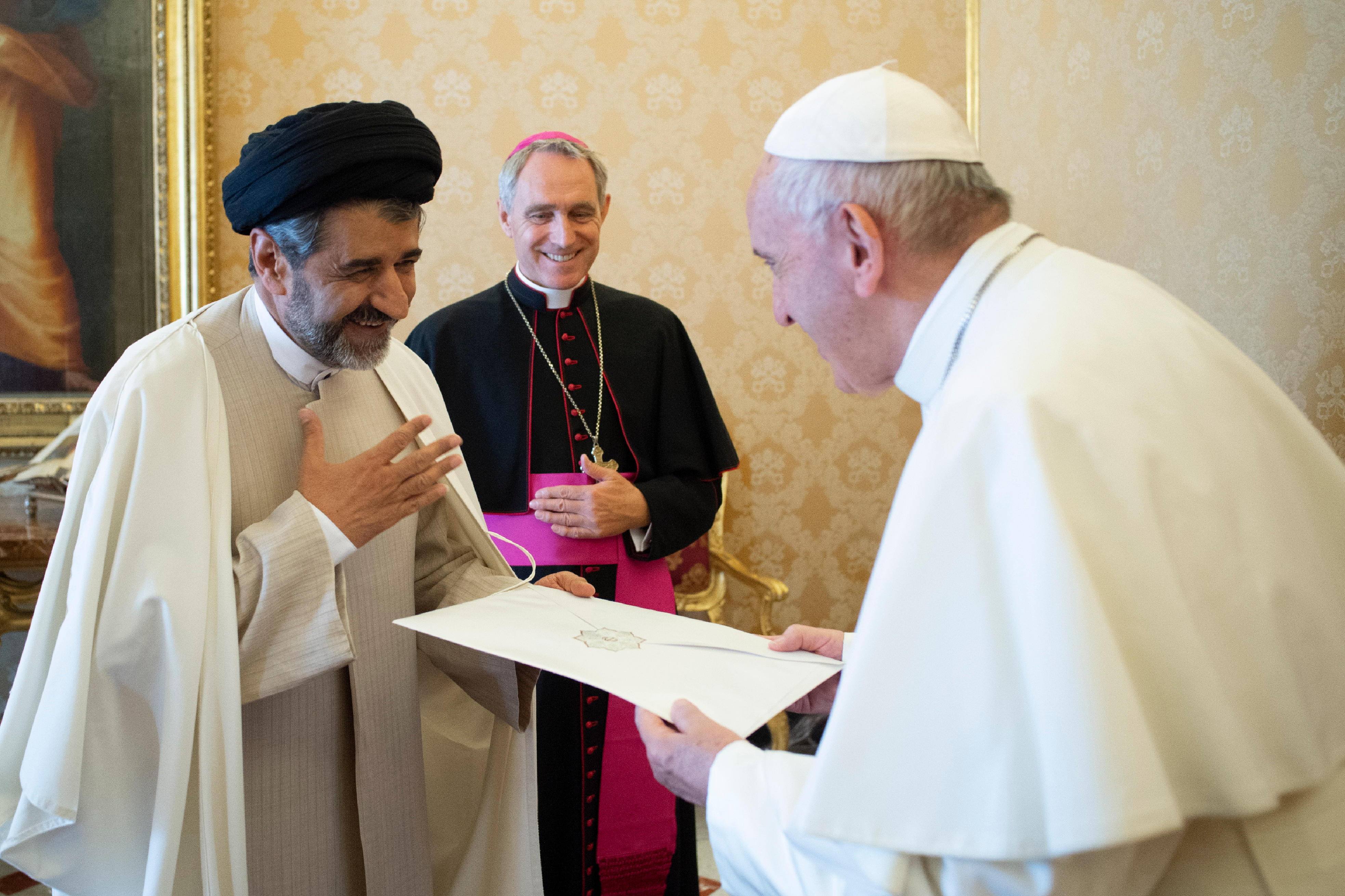 El nuevo embajador de Irán ante la Santa Sede © Vatican Media
