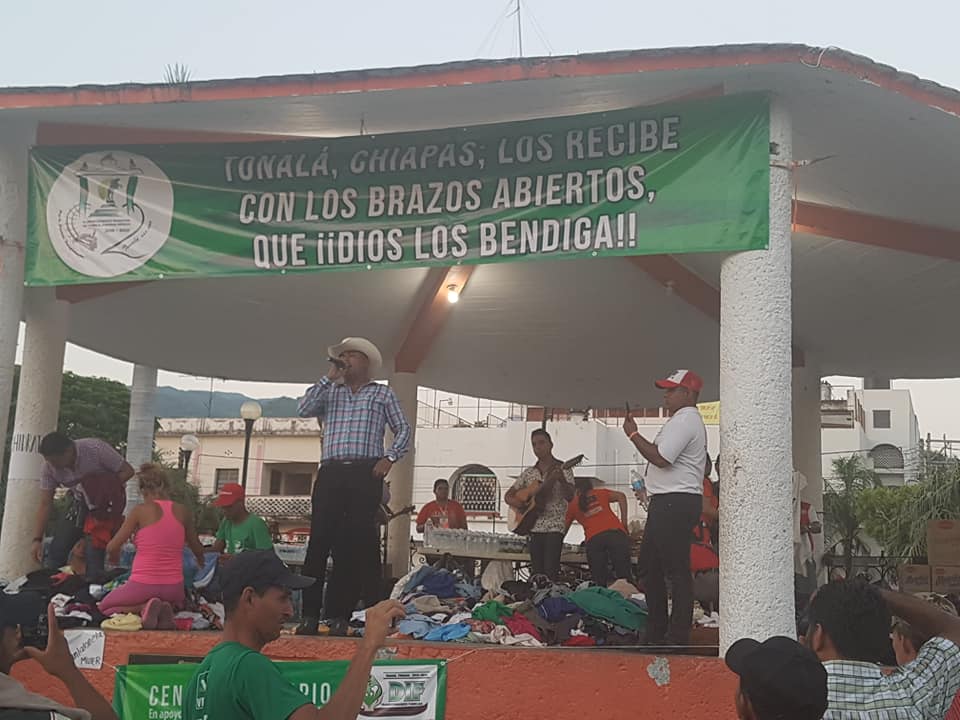 La diócesis de Tapachula (México) recibe a los emigrantes hondureños © Diócesis de Tapachula