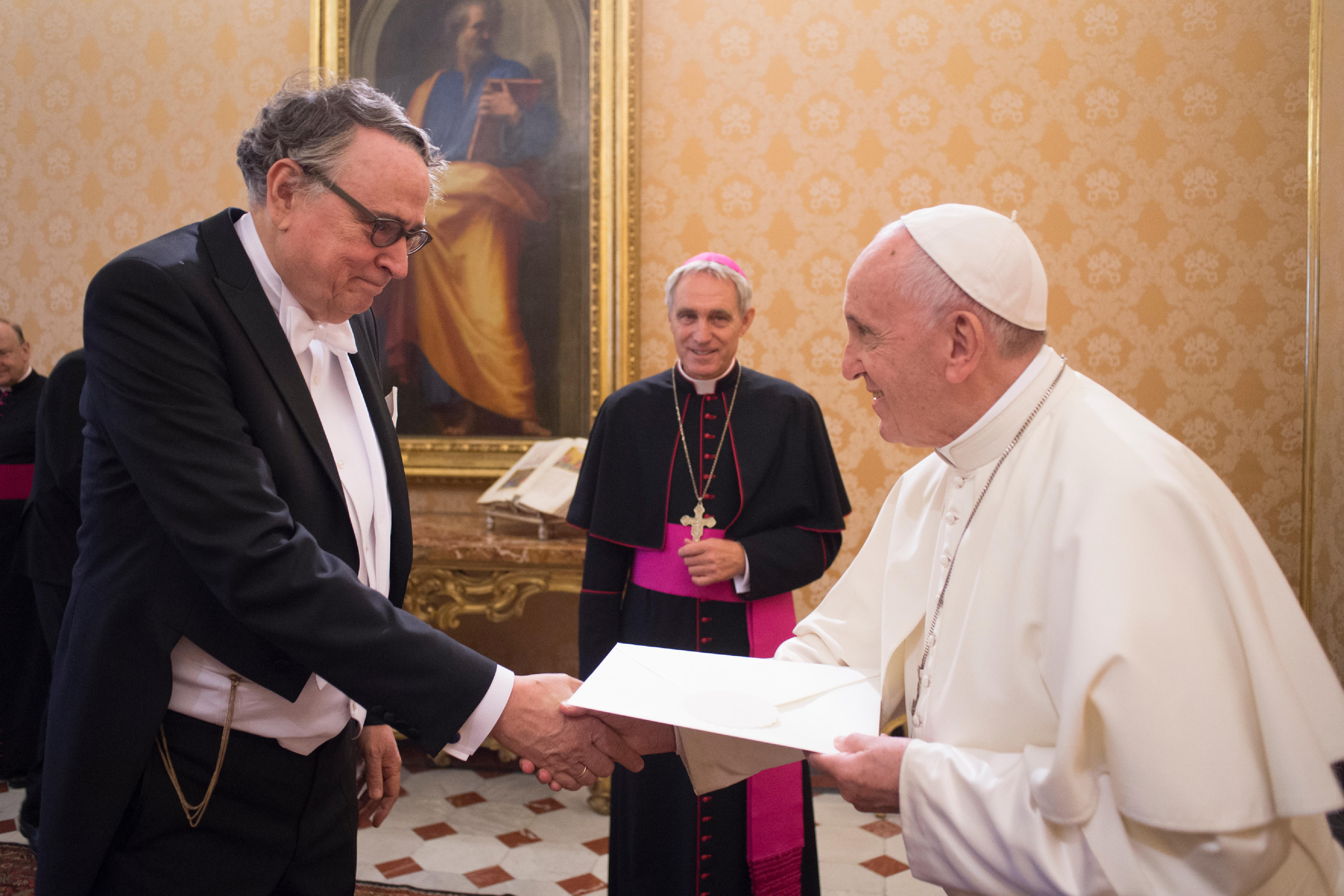 El embajador de Alemania entrega sus credenciales al Papa © Vatican Media