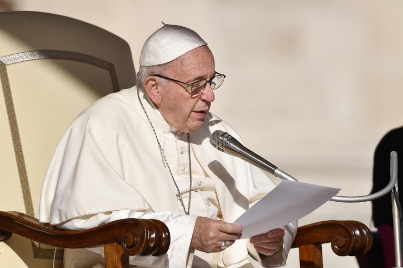 El Papa predica en la audiencia general sobre el 6º mandamiento © Vatican Media