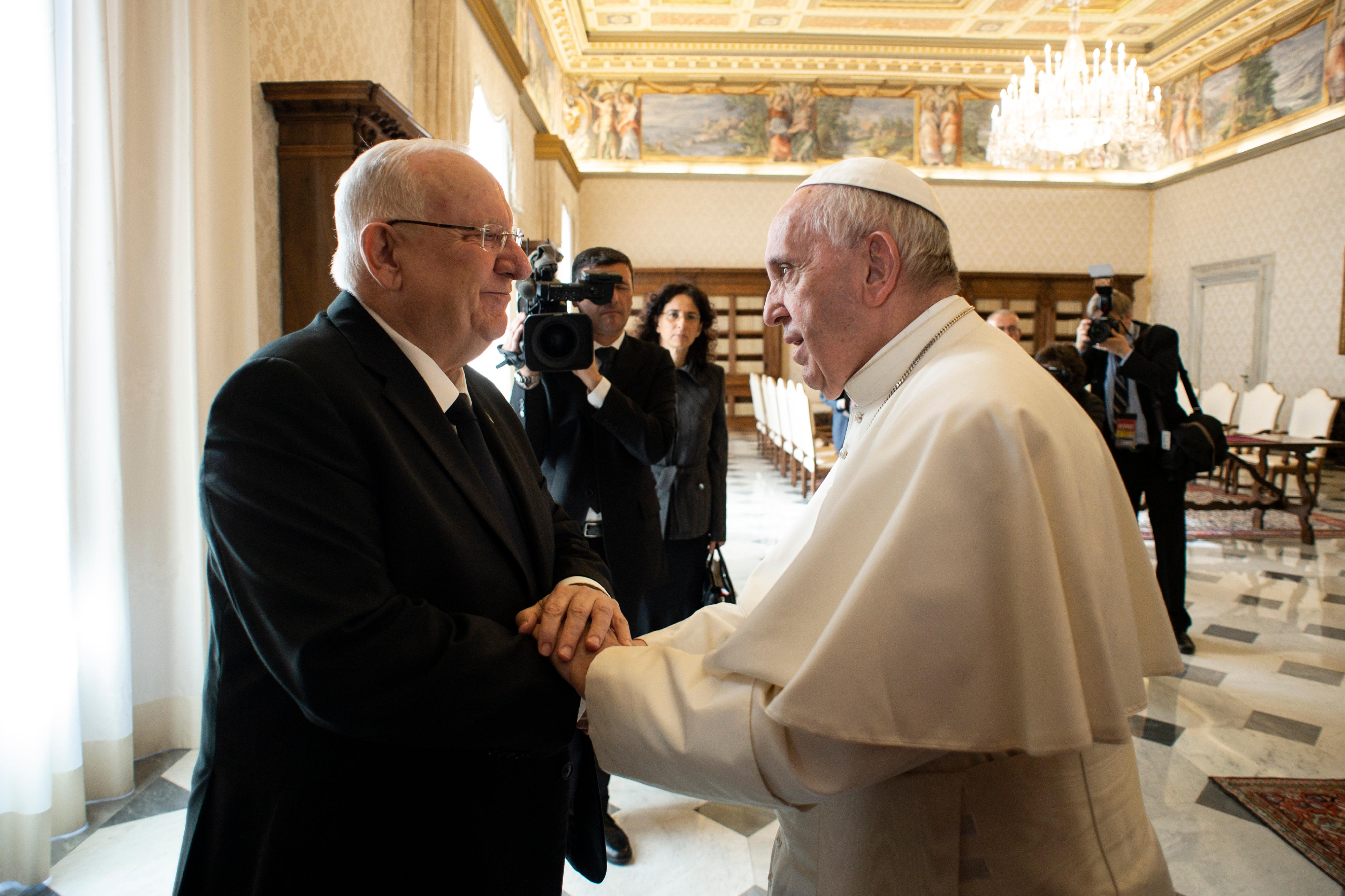El Papa recibe a Reuven Rivlin, Presidente del Estado de Israel © Vatican Media