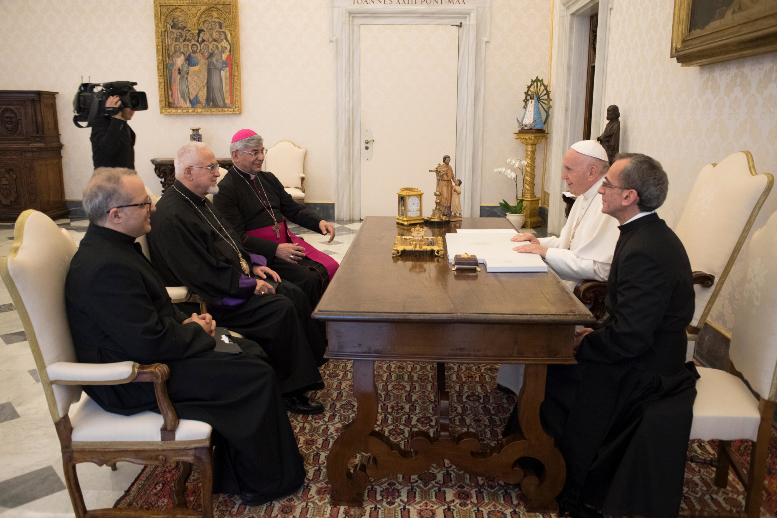 Visita 'ad limina apostolorum' de los obispos de Irán © Vatican Media