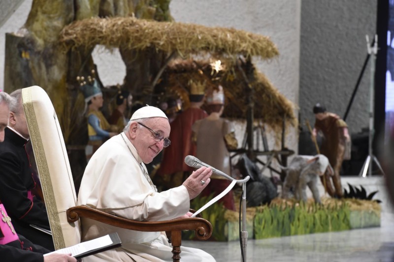Saludo del Papa a los peregrinos de lengua española © Vatican Media