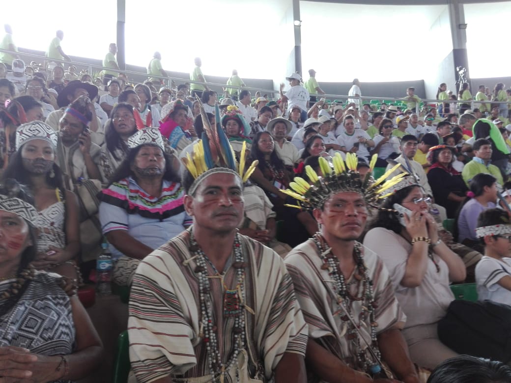 Encuentro indígena con el Papa en Puerto Maldonado, Perú © Vatican Media