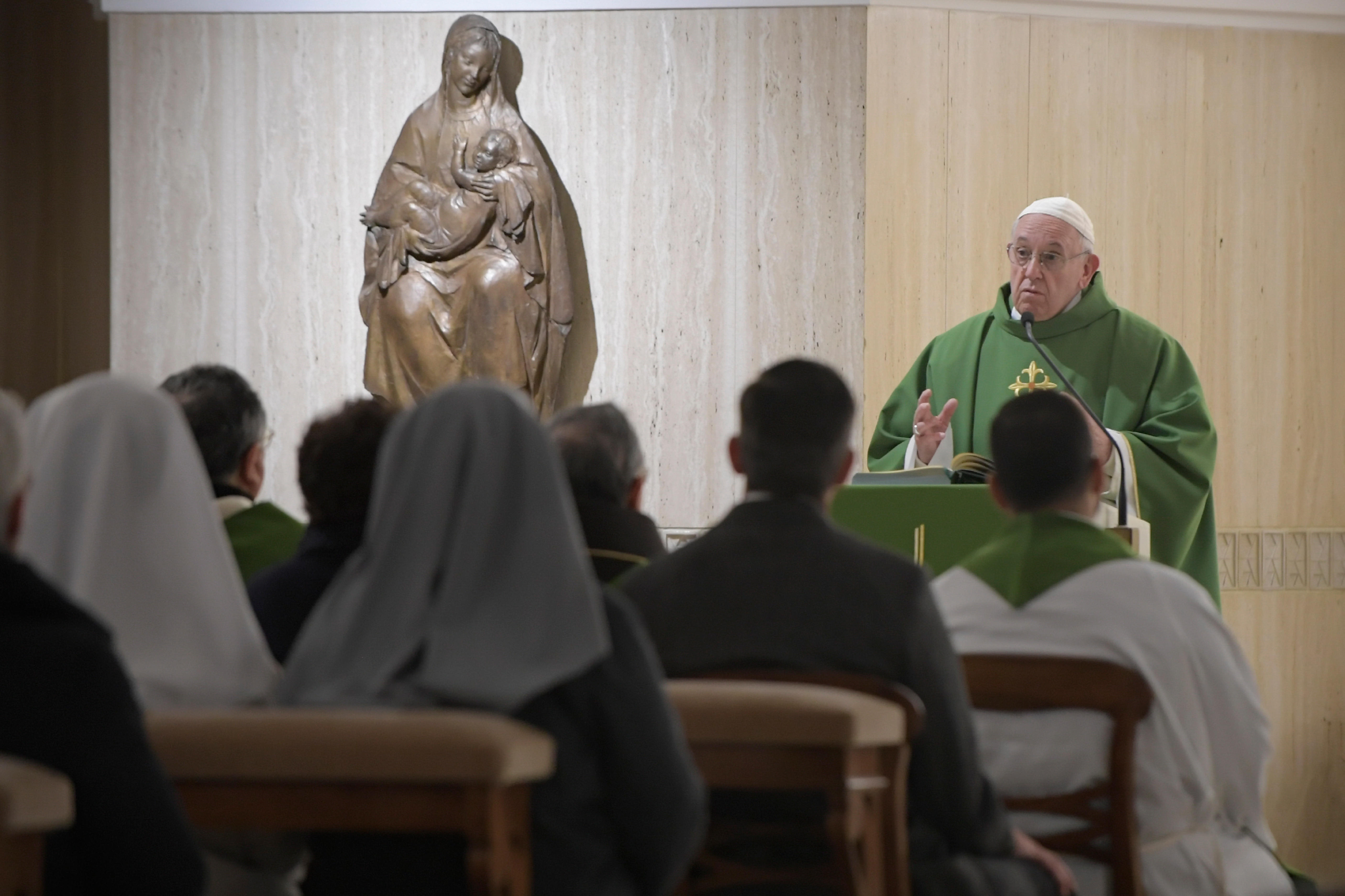 Francisco alienta a perservar en la fe © Vatican Media