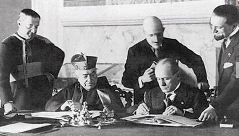 Firma de los Pactos de Letrán, 11 febrero 1929 © Vatican Media