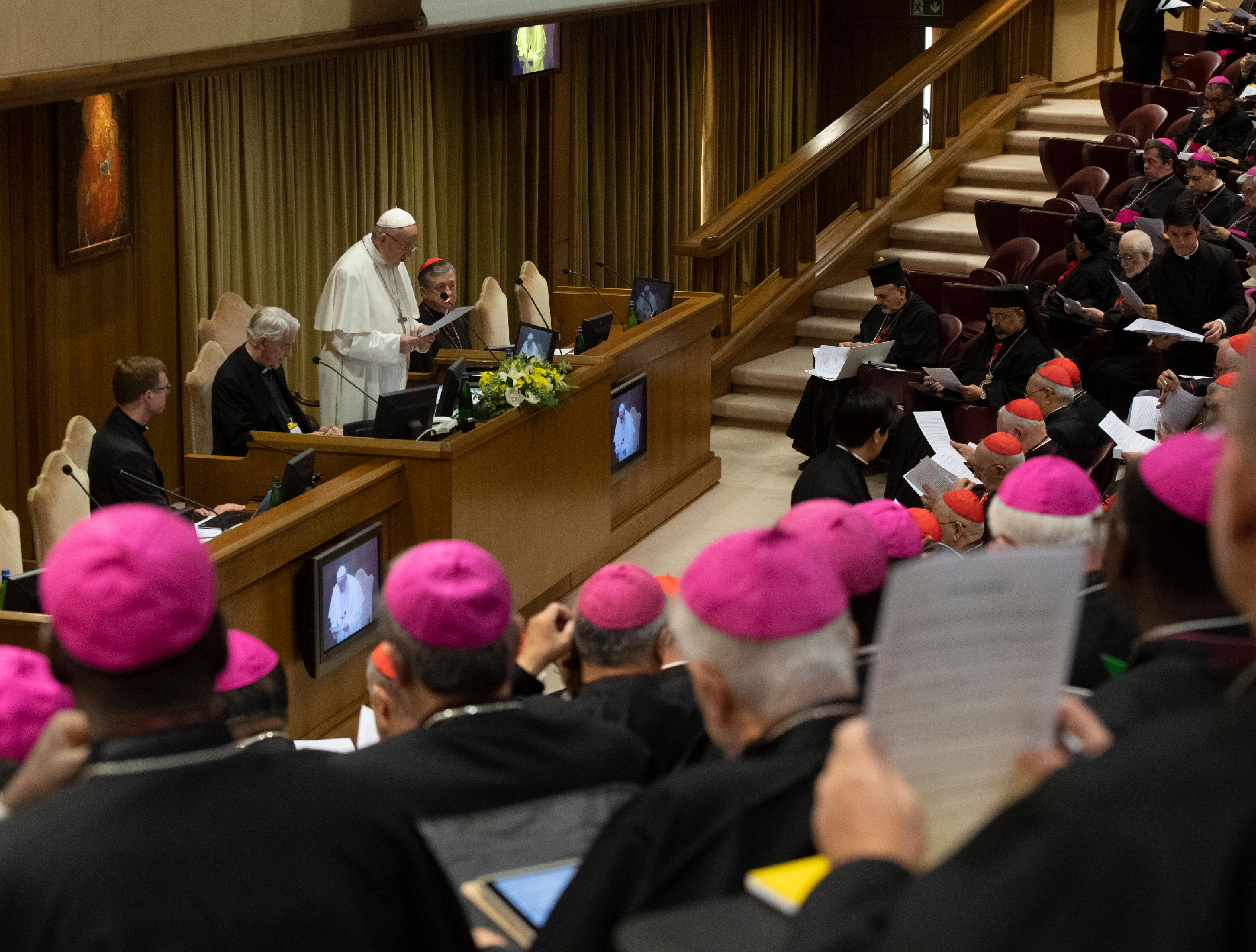 Reflexión del Papa en el Encuentro sobre la protección de menores © Vatican Media