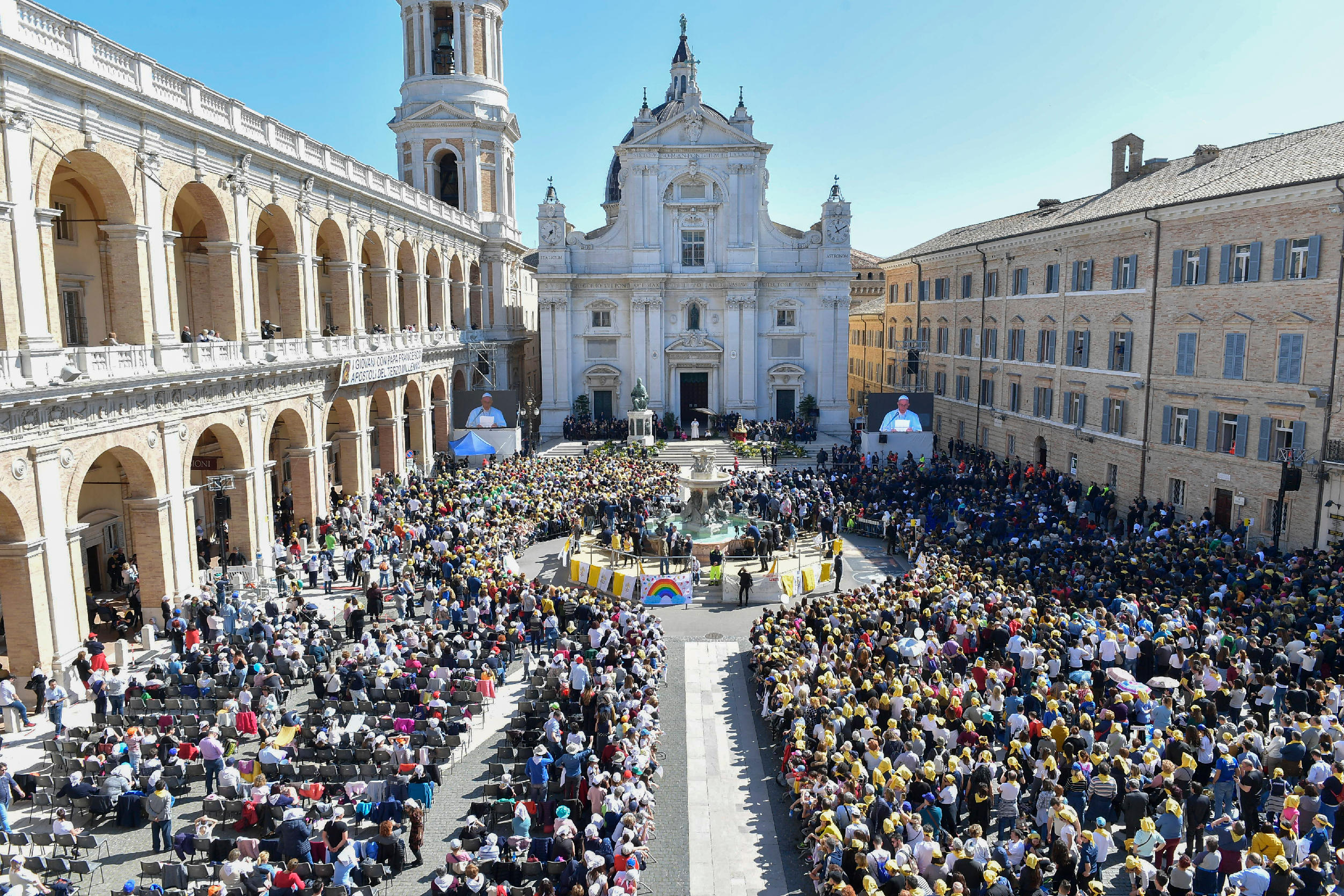 El Papa visita Loreto en la fiesta de la Anunciación del Señor © Vatican Media
