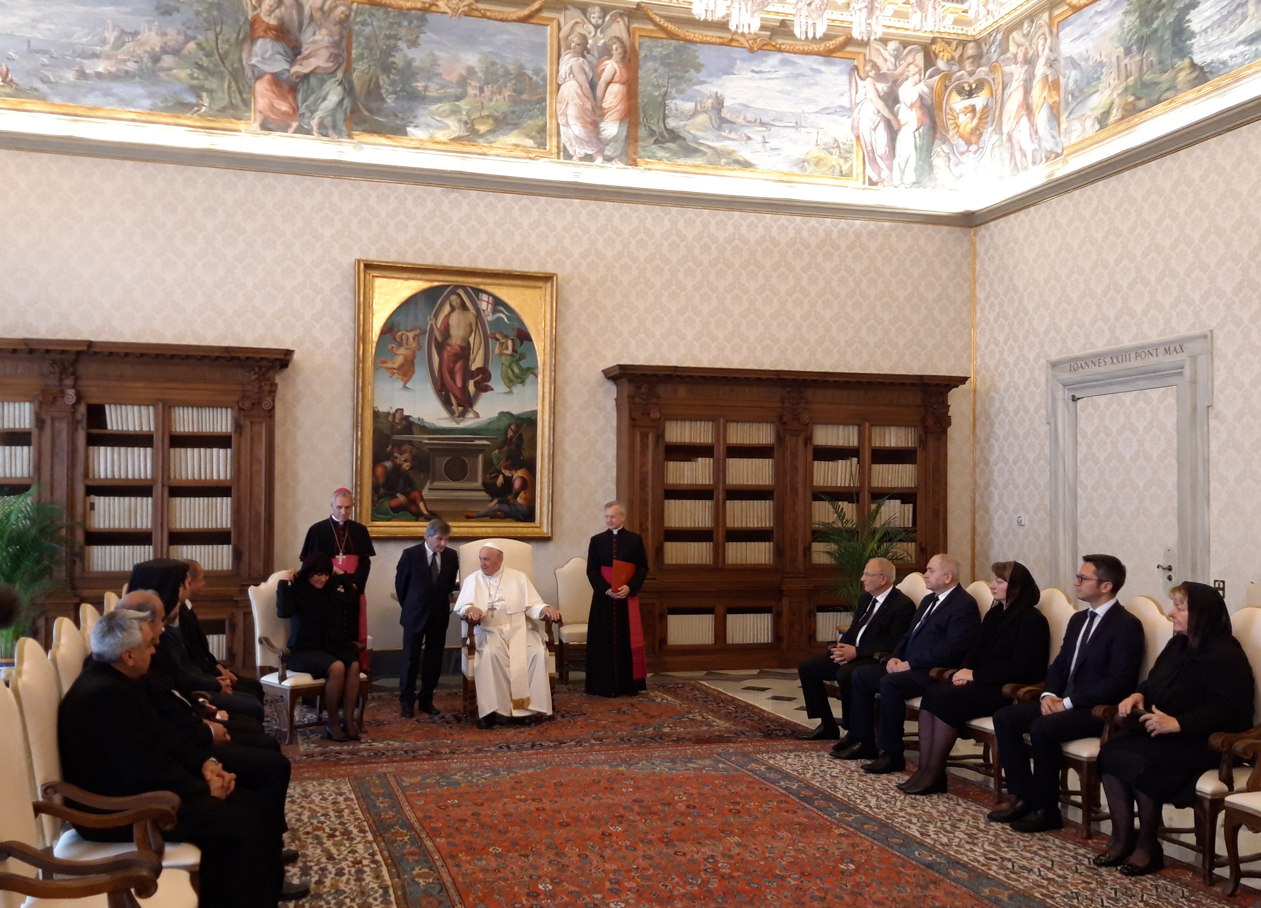 Audiencia del Papa con la delegación búlgara, 24 mayo 2019 © Zenit/Rosa Die