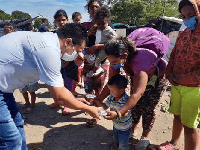 Colombia: Papa migrantes venezolanos