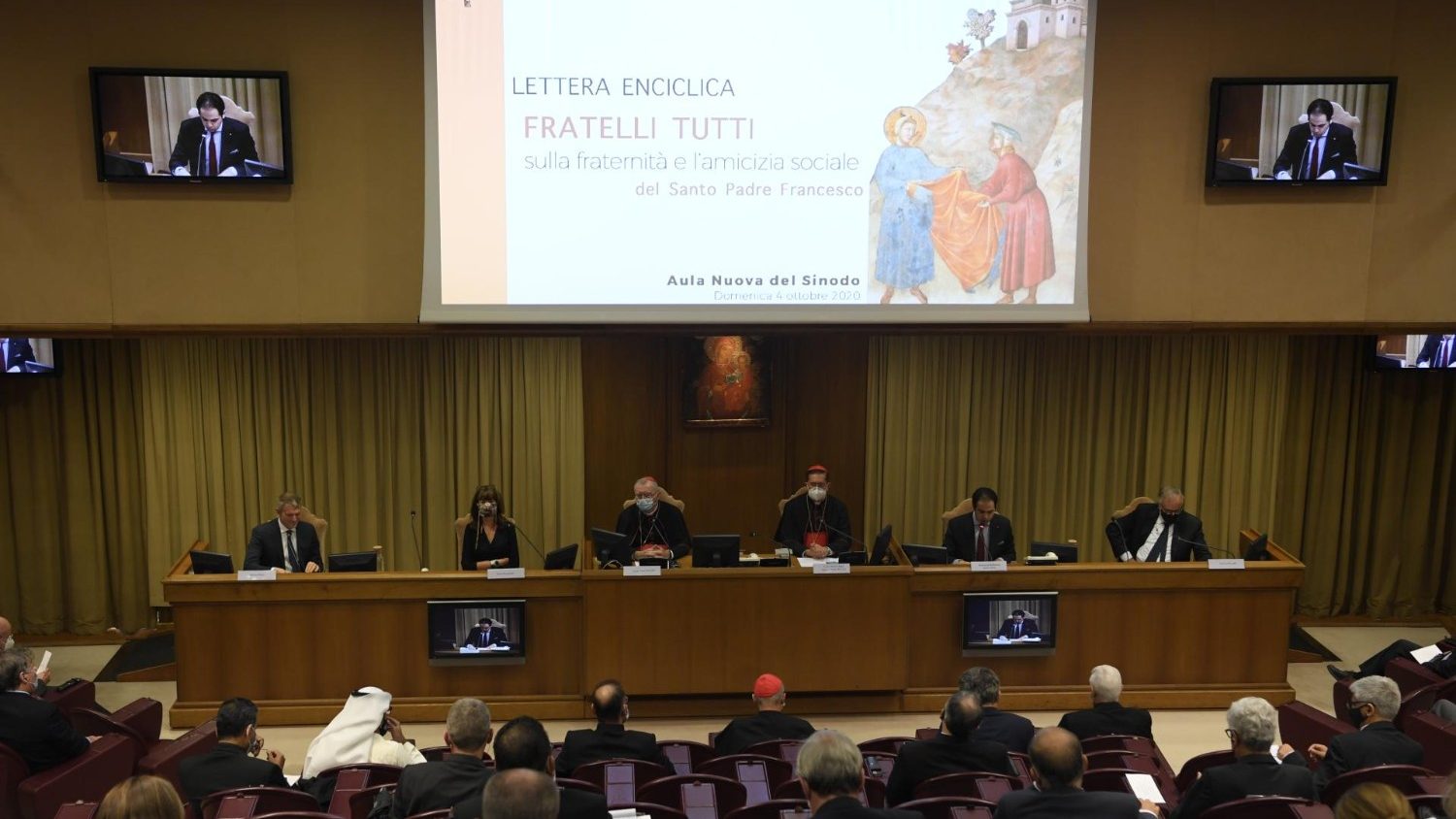 Presentación de la Encíclica del papa 'Frateli tutti'