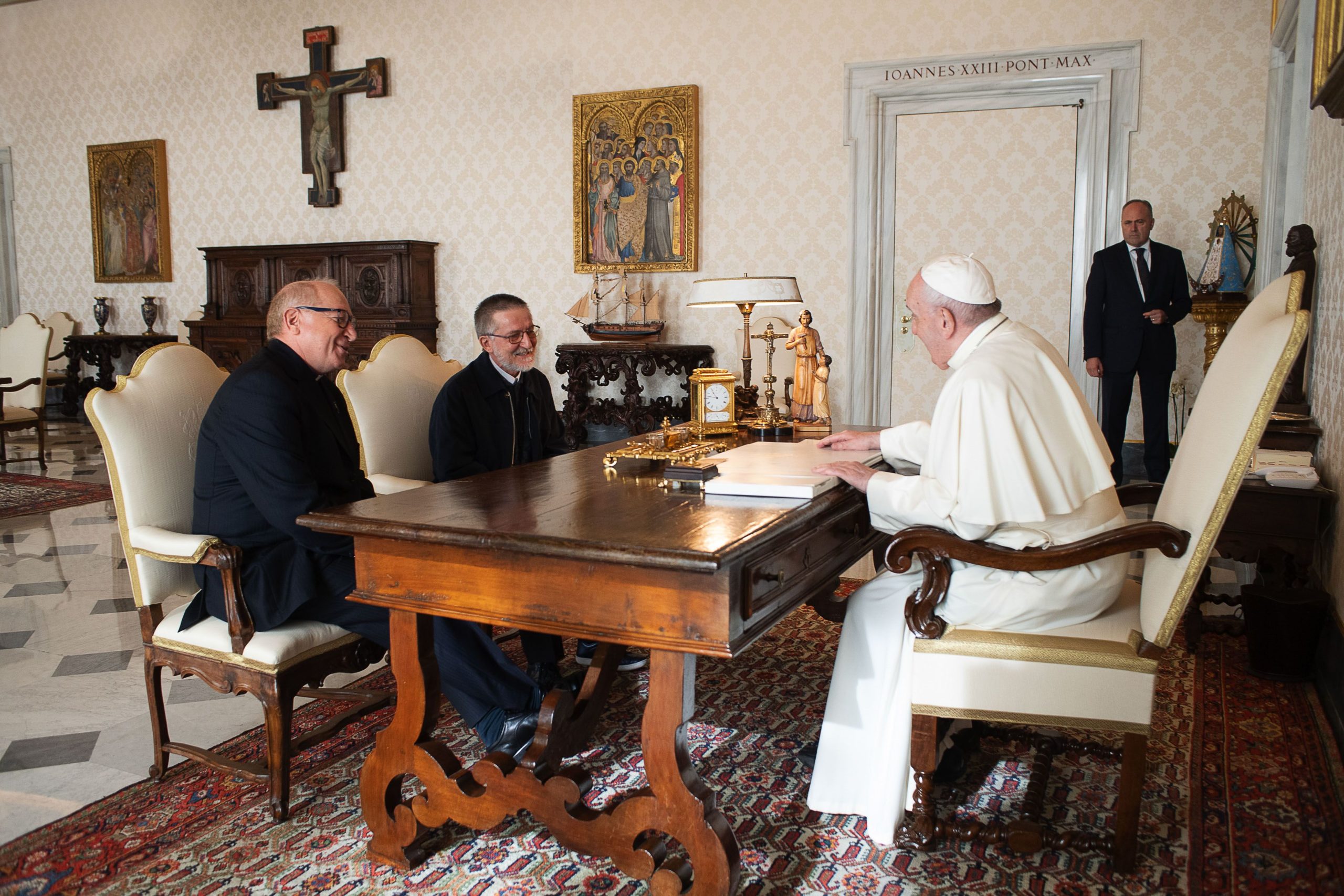 El Papa recibe al padre Pierluigi Maccalli