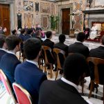 Un cuarto grupo de seminaristas españoles ante el Papa: tras Madrid, Barcelona y Sevilla le toca Burgos
