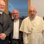 El Padre Liudger Gottschlich fue parte de una audiencia especial con el Papa Francisco en la residencia del Papa