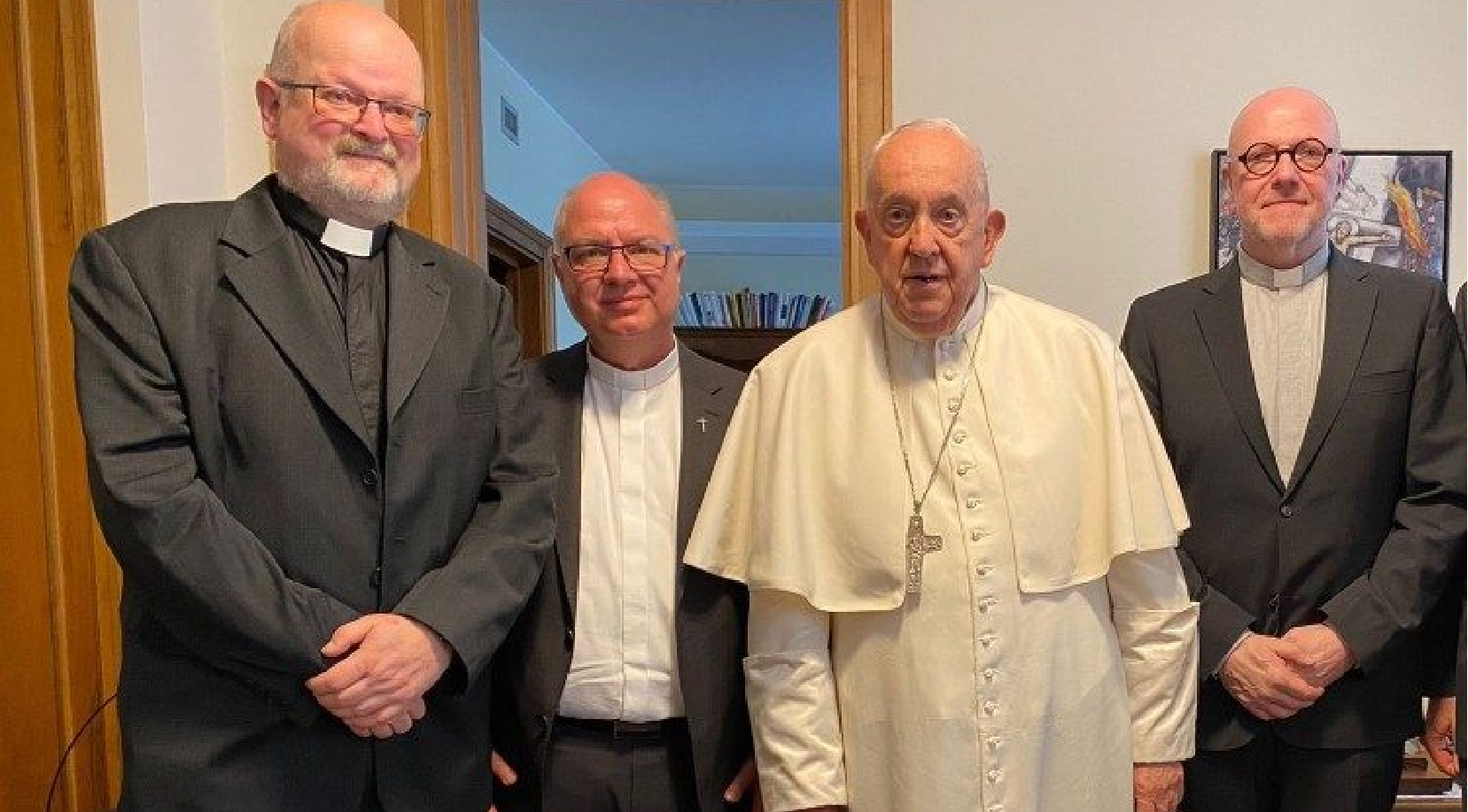 El Padre Liudger Gottschlich fue parte de una audiencia especial con el Papa Francisco en la residencia del Papa