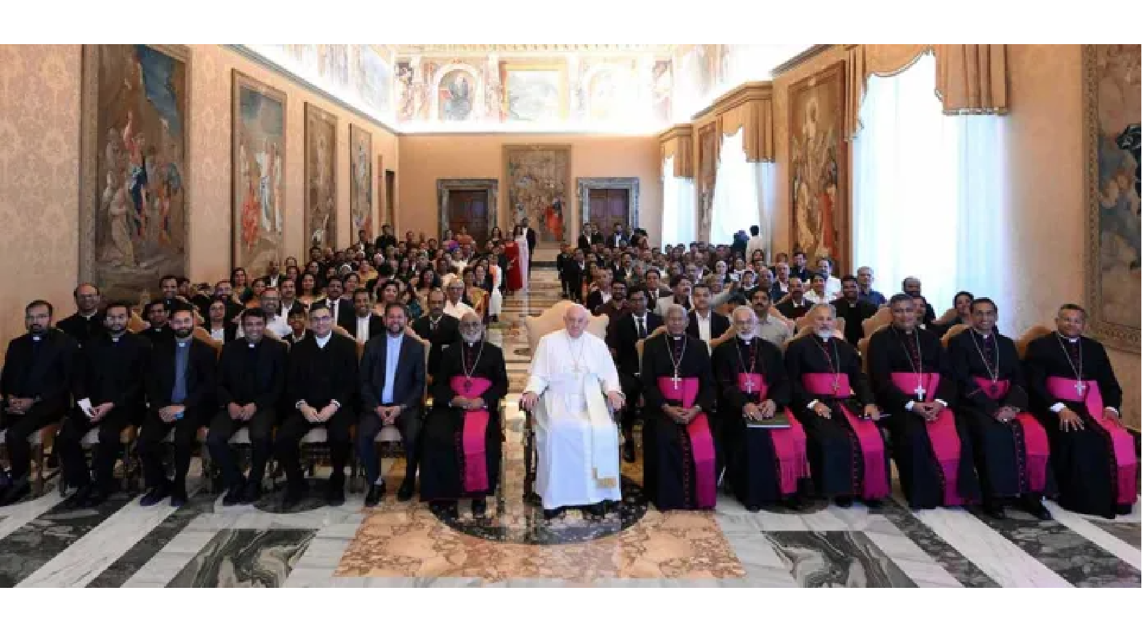 Encuentro de Obispos de la Iglesia católica siro-malabar con Papa Francisco