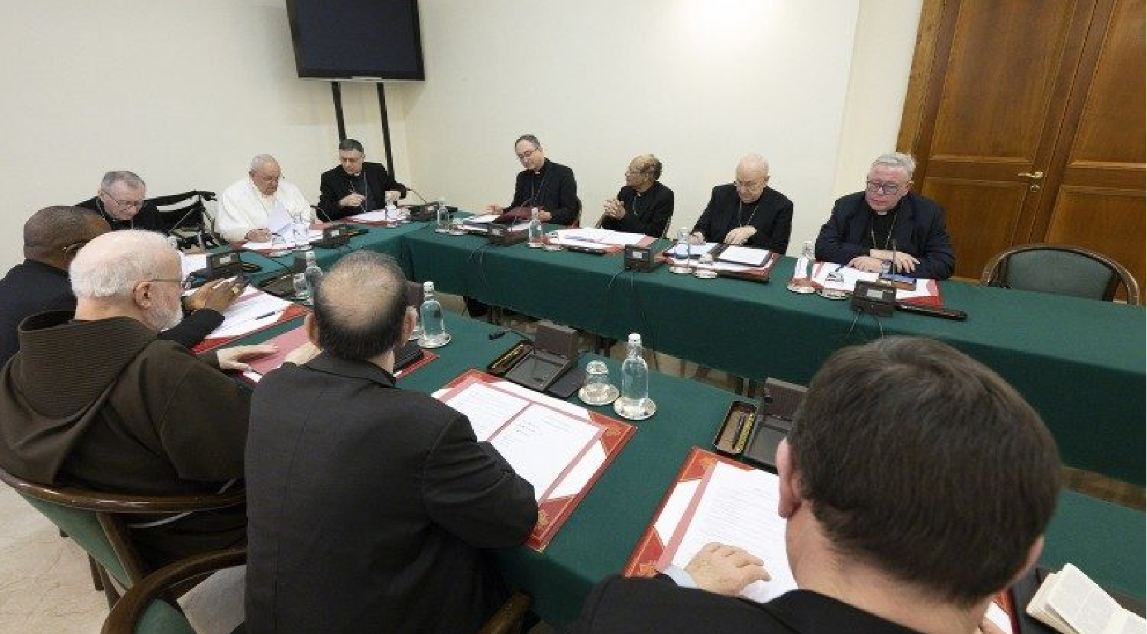 sesión del Consejo de Cardenales
