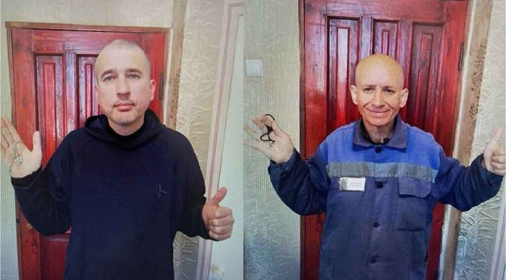 Los padres redentoristas Ivan Levitsky y Bohdan Geleta fueron liberados el pasado viernes 28 de junio