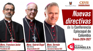 nueva directiva de la Conferencia Episcopal de Colombia para el trienio 2024-2027