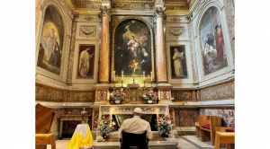 La tumba de Santa Mónica se encuentra en la Basílica de San Agustín, en una capilla lateral dedicada a ella.