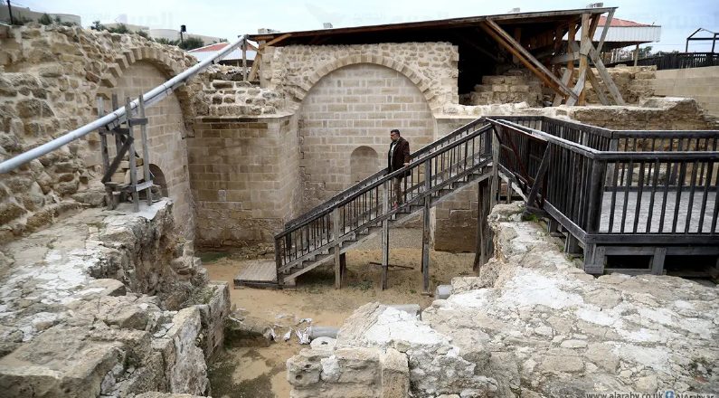 El monasterio, fundado en torno al año 340 d. C. por San Hilarión, forma parte de Tell Umm Amer