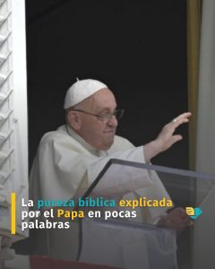 La pureza bíblica explicada por el Papa en pocas palabras 