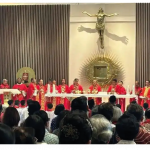 Durante la celebración, el cardenal recordó el tema de la reciente visita del Papa Francisco: fe, fraternidad y compasión