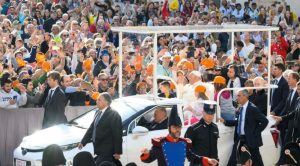 el Papa Francisco presidió en la Plaza de San Pedro la audiencia general de los miércoles