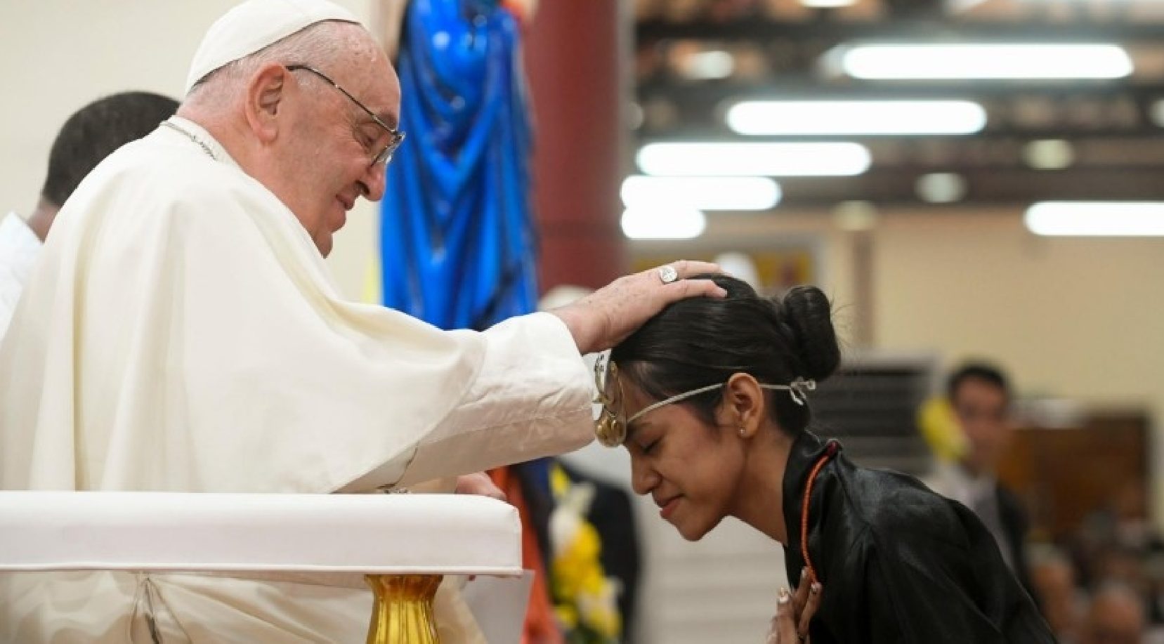 La interacción del Papa con los jóvenes no fue solo un discurso sino una conversación