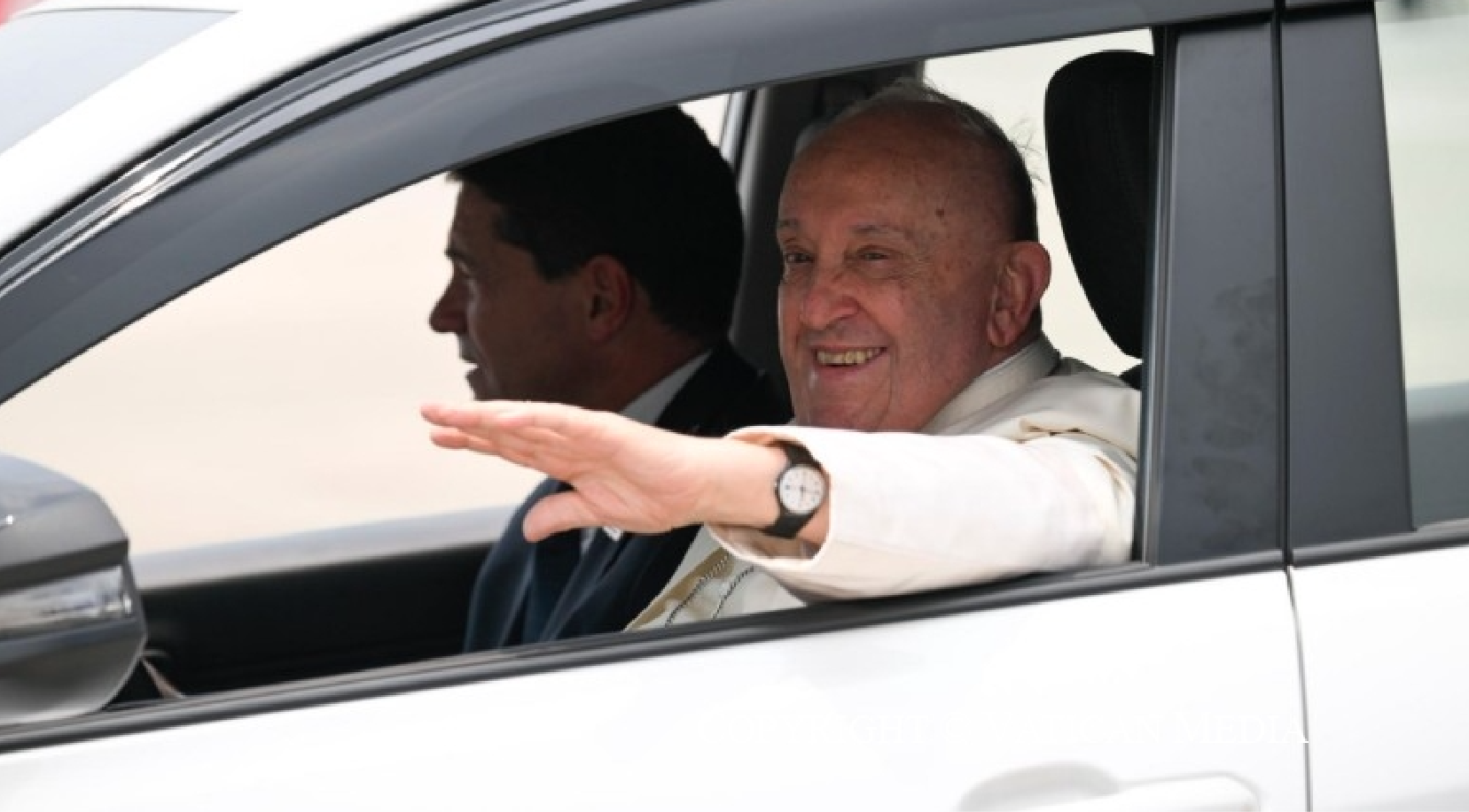 Llegada de Papa Francisco al aeropuerto de Yakarta