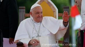 Papa Francisco en su reciente visita a Papúa Nueva Guinea