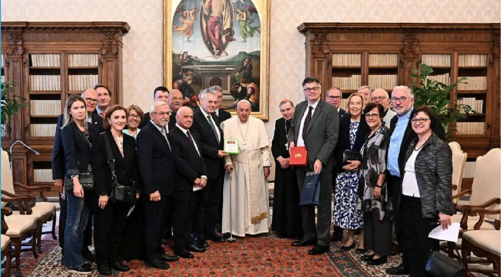 Pasqua Together 2025 (Pascua Juntos 2025) fue recibido por el Papa Francisco en el Palacio Apostólico de la Ciudad del Vaticano