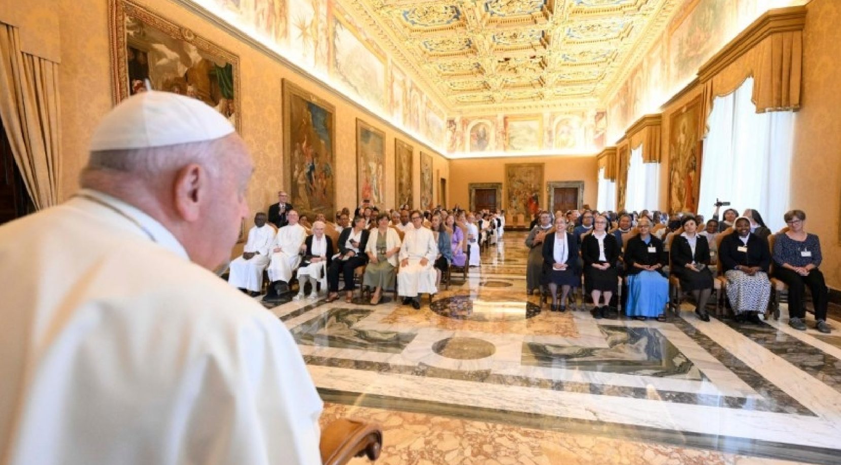 Su discurso fue un discurso con impronta religiosa.