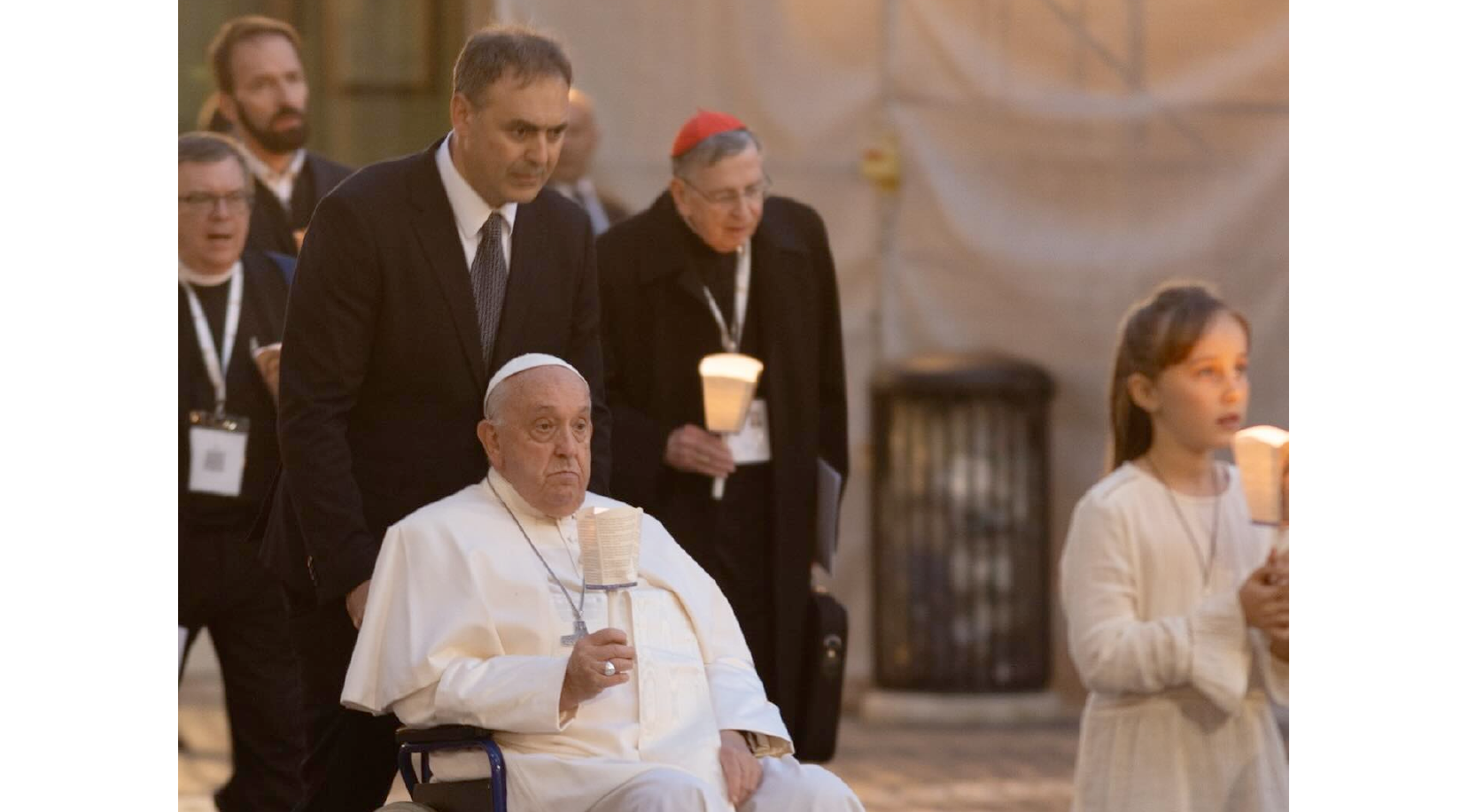 el Papa Francisco participó en la Oración Ecuménica organizada en el contexto del Sínodo sobre la sinodalidad