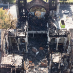 iglesia Notre-Dame-des-Sept-Allégresses, de 110 años de antigüedad, en Quebec