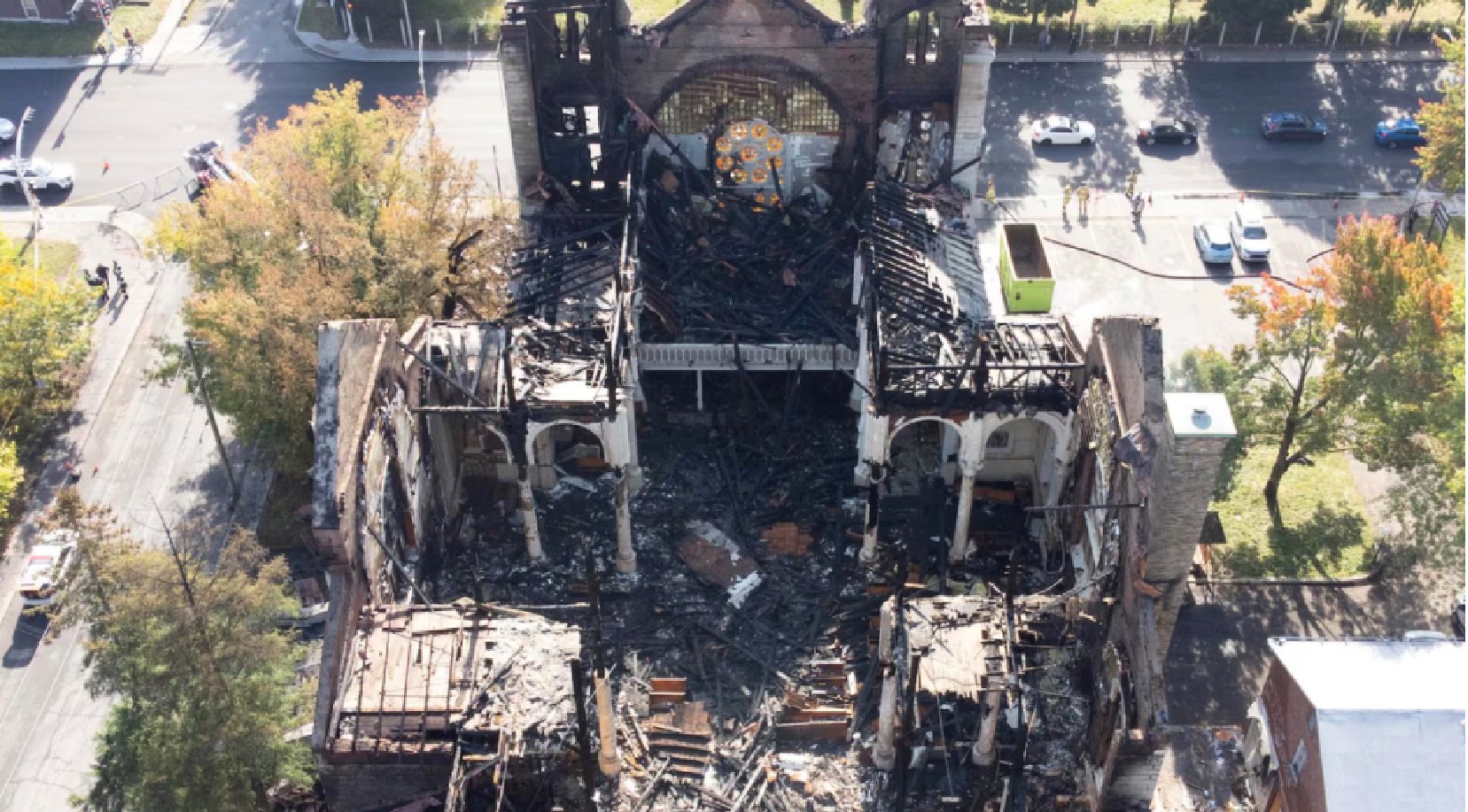 iglesia Notre-Dame-des-Sept-Allégresses, de 110 años de antigüedad, en Quebec