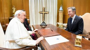 Antony Blinken, se reunió con el Papa Francisco en el Vaticano