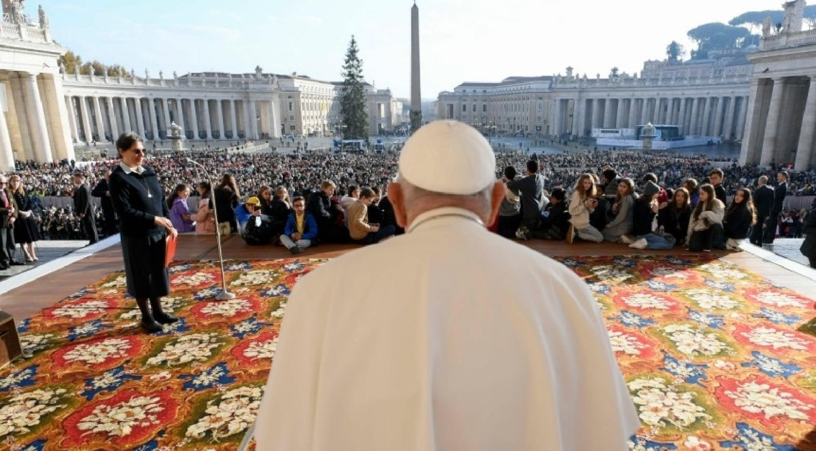 Durante la audiencia desarrolló la décimo quinta meditación sobre la alegría como fruto del Espíritu Santo