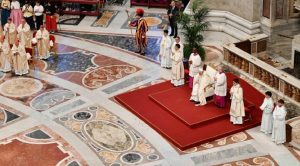 el Papa Francisco concelebró la santa misa en la basílica de San Pedro