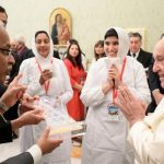 el Papa Francisco recibió en audiencia a un grupo de jainistas de Londres