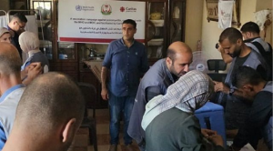 En Tierra Santa está trabajando conjuntamente con Caritas Jerusalén para terminar de vacunar a medio millón de niños contra la poliomelitis.