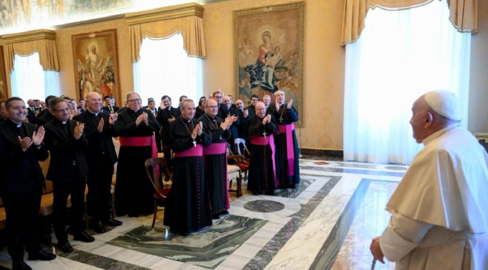 han sido recibidos la mañana del jueves 7 de noviembre por el Papa Francisco