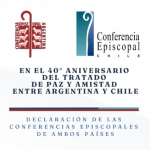 Episcopados de Argentina y Chile conmemoran el 40° Aniversario del Tratado de Paz y Amistad entre ambas naciones